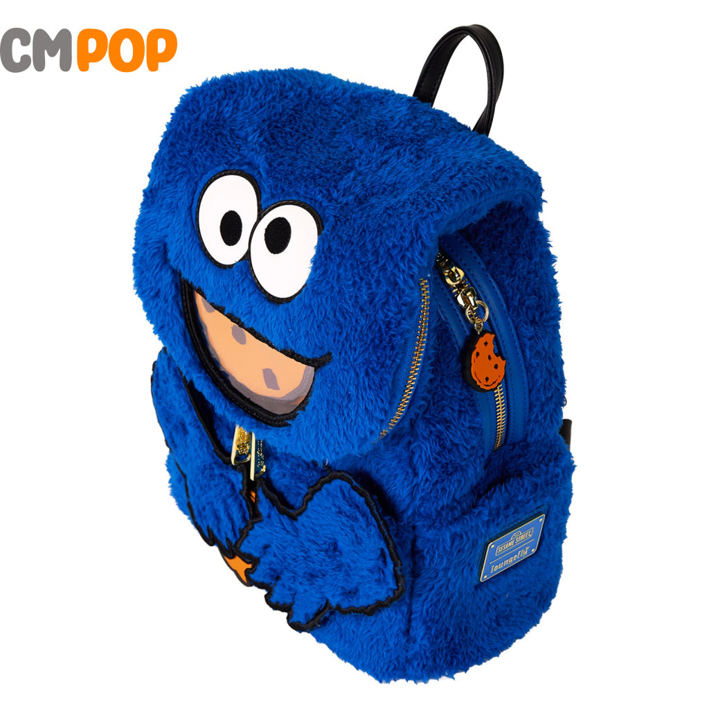 Sesame Street Cookie Monster Plush Mini Backpack - Loungefly