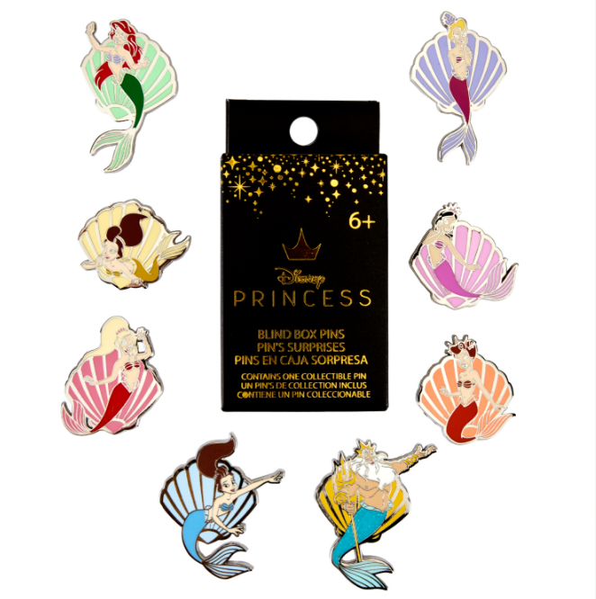 Little Mermaid Shell Blind Box Pin - Loungefly - CM POP EXCLUSIVE