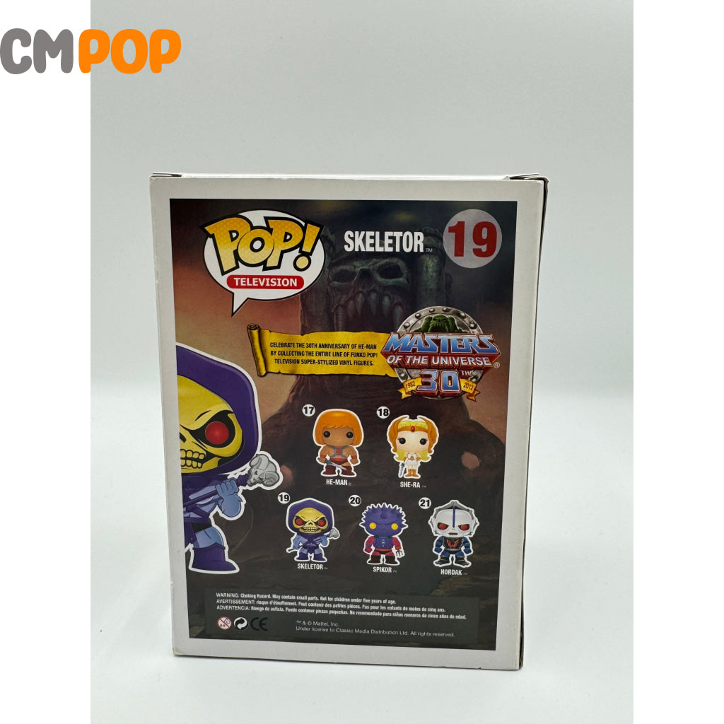 Skeletor - #19 Funko Pop! Television Masters Of The Universe Motu Sdcc Comic Exclusive 480 Piece