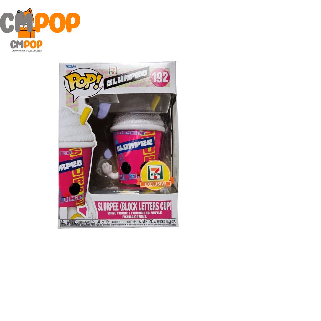 Slurpee block letters cup 192 Funko Pop - CM POP