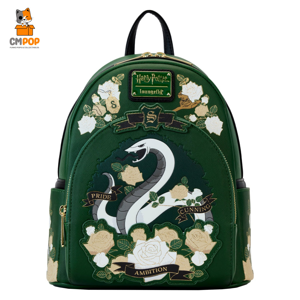 Slytherin House Tattoo Mini Backpack - Harry Potter Loungefly