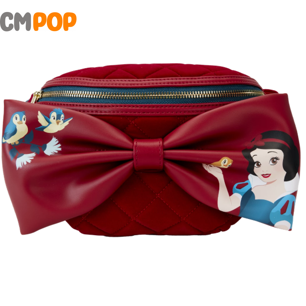 Snow White - Classic Bow Velvet Belt Bag Loungefly