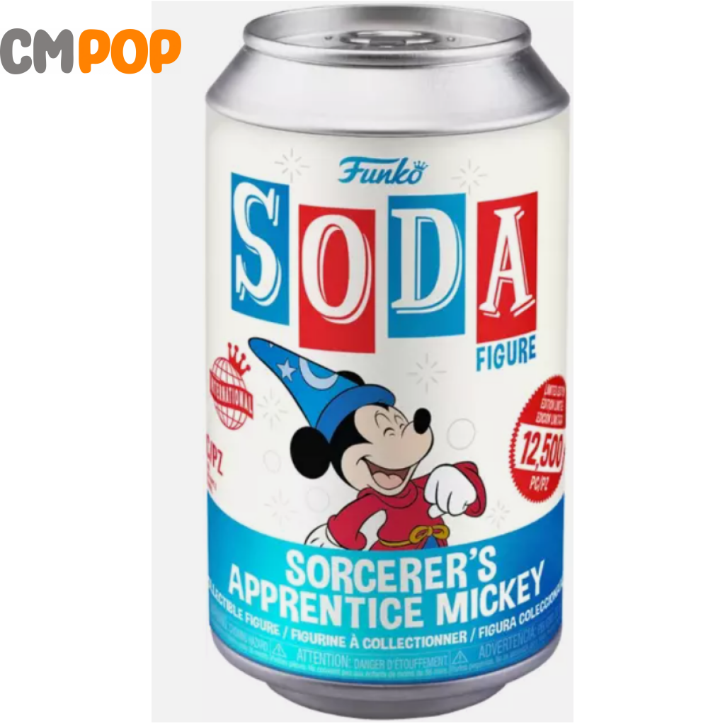 Sorcerers Apprentice Mickey - Funko Vinyl Soda 12.500 Pieces Disney Chance Of Chase