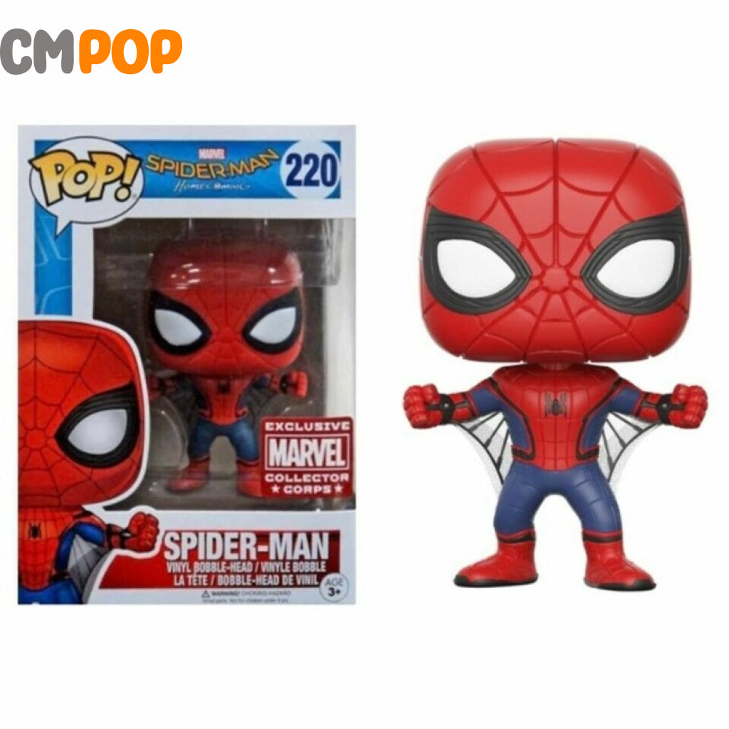 FUNKO POP MARVEL 220 : SPIDER-MAN - COLLECTOR CORP EXCLUSIVE FUNKO POP MARVEL 220 : SPIDER-MAN - COLLECTOR CORP EXCLUSIVE