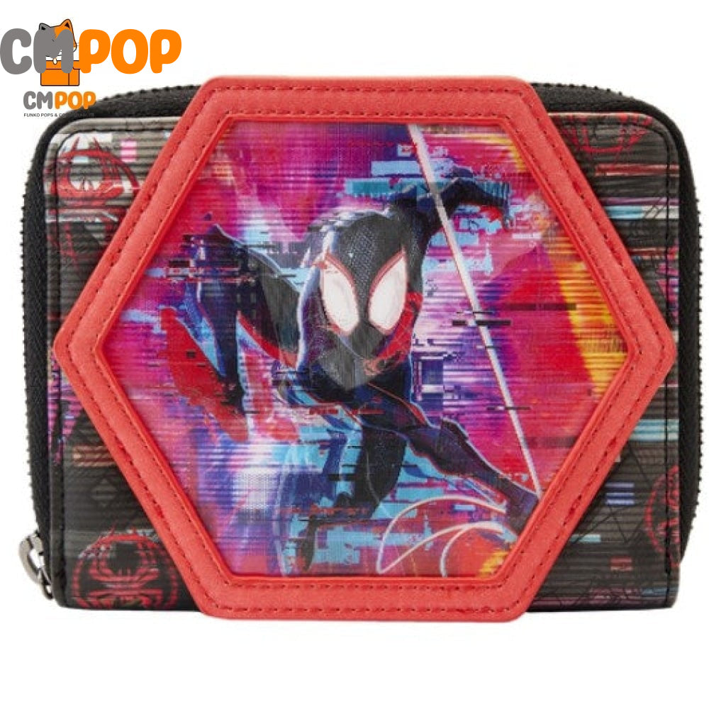 Spider-Man: Across the Spider-Verse Lenticular Zip Around Wallet - Loungefly Wallet