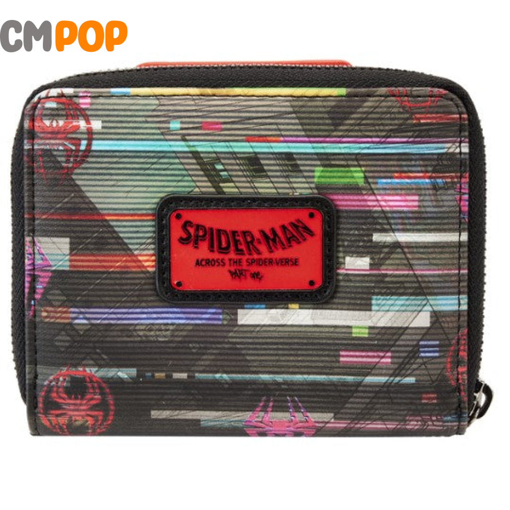 Spider-Man: Across The Spider-Verse Lenticular Zip Around Wallet - Loungefly