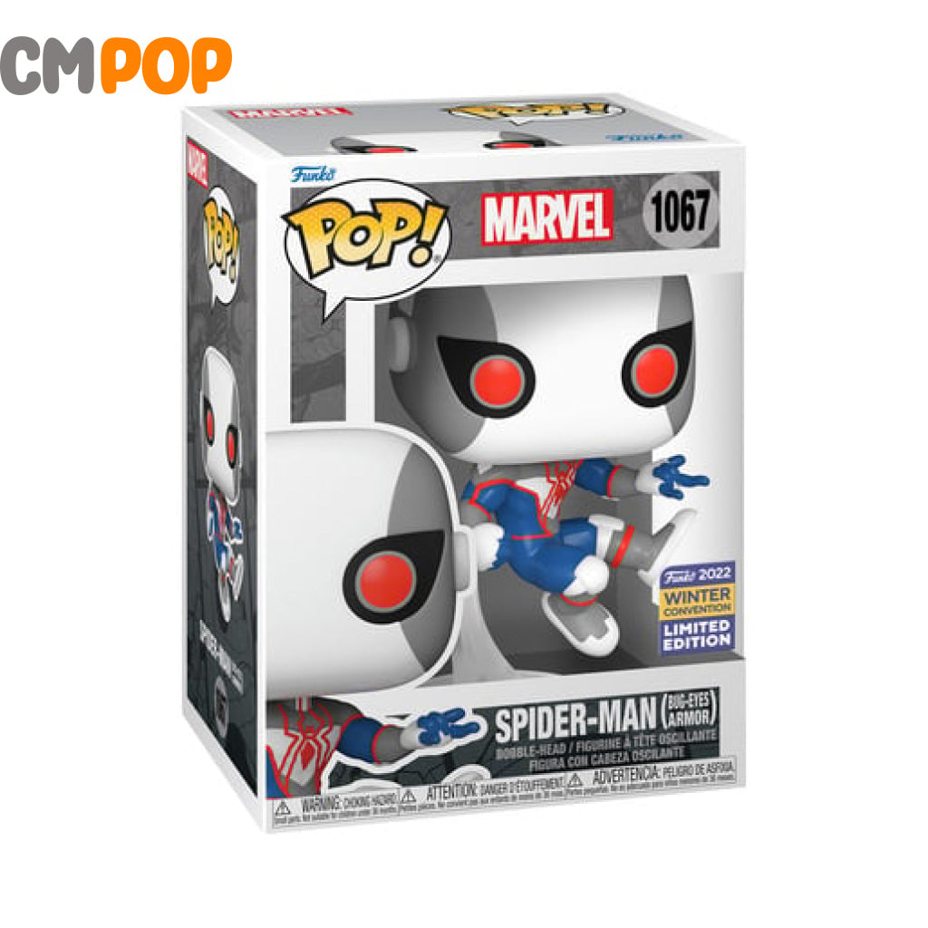 Spider-Man Bug Eyes Armour - #1067 Funko Pop! Marvel Winter Convention 2022 Exclusive Pop
