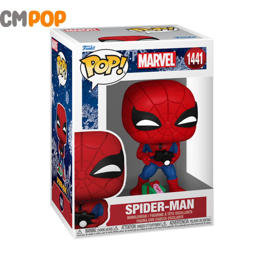 Spiderman With Open Gift -#1441 - Marvel Funko Pop