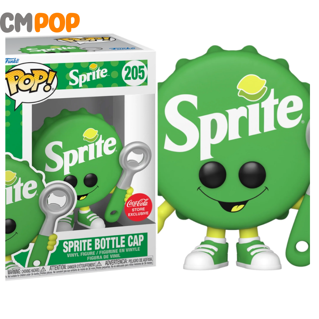 Sprite: Sprite Bottle Cap (Coca Cola) #205- Funko Pop - Coca-Cola Exclusive