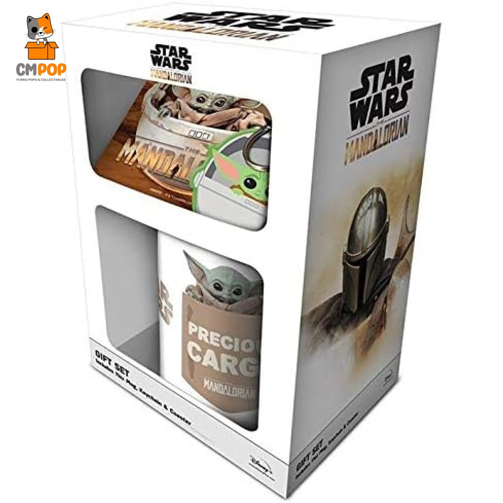 Star Wars: The Mandalorian (The Child) Gift Set (Mug Coaster & Keychain) Funko Misc