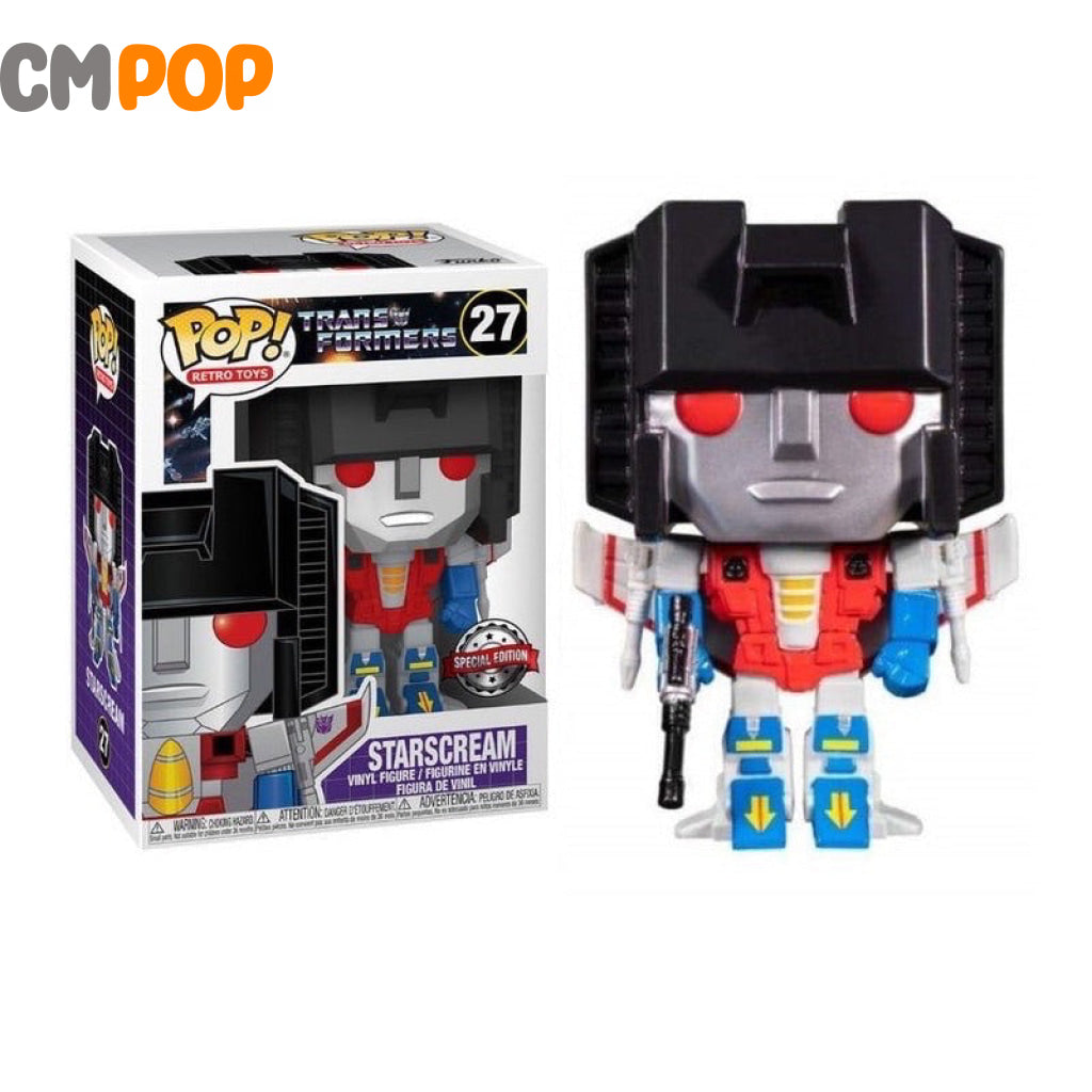 Starscream - #27 - Funko Pop! -Retro Toys - Transformers - Special Edition Funko Pop