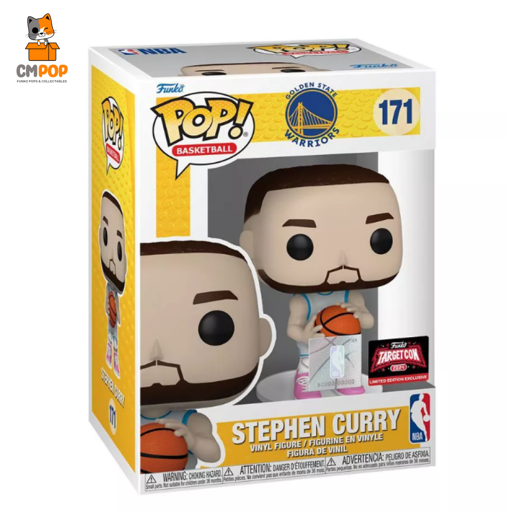 Stephen Curry - #171 Funko Pop! Nba Target Con 2024 Limited Edition Exclusive Pop