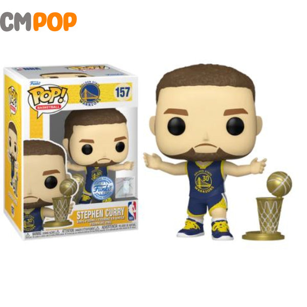 Stephen Curry With Trophy - #157 - Funko Pop! - NBA - Special Edition