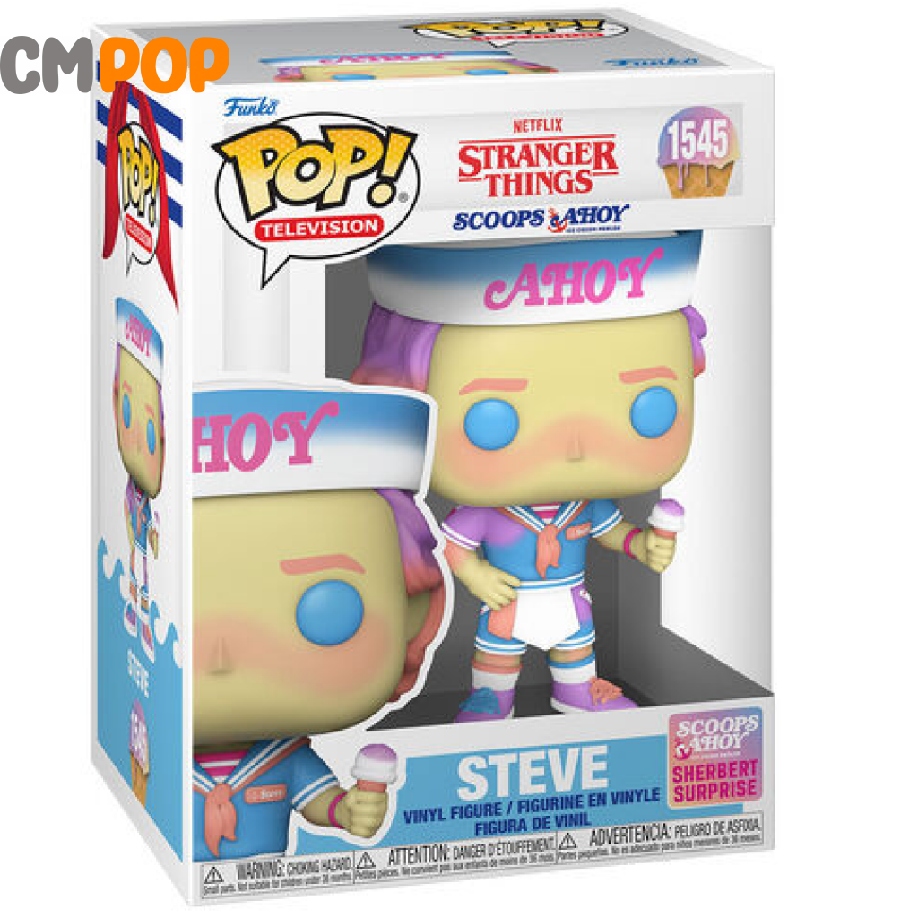 Steve (Scoops Ahoy) -#1545 - Funko Pop! Stranger Things Pop