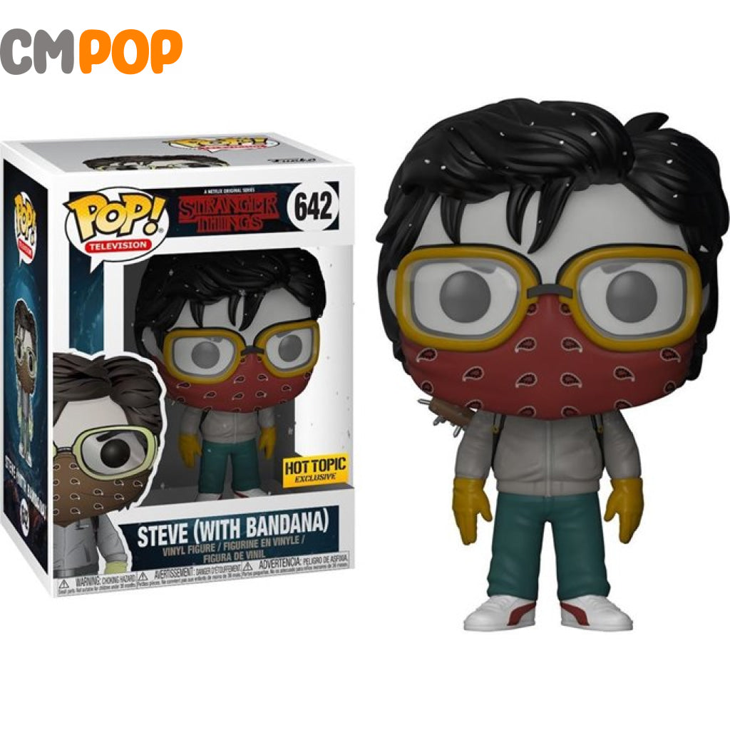 Steve (with Bandana) - #642 - Funko Pop! - Television - Stranger Things - Hot Topic Exclusive Funko Pop