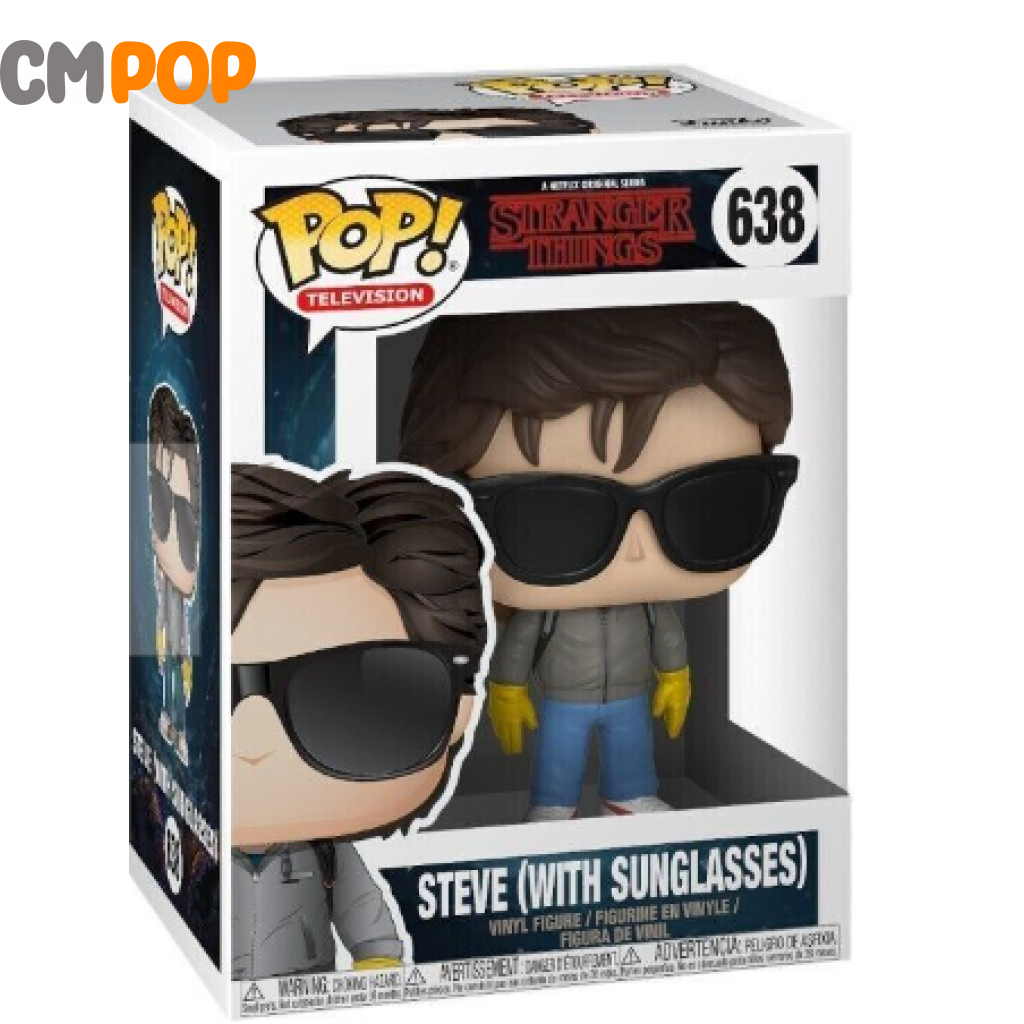 Steve (With Sunglasses) - #638 Funko Pop! Pop Television Stranger Things