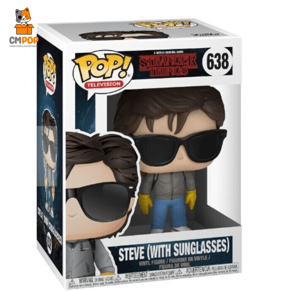 Steve (With Sunglasses) - #638 Funko Pop! Pop Television Stranger Things