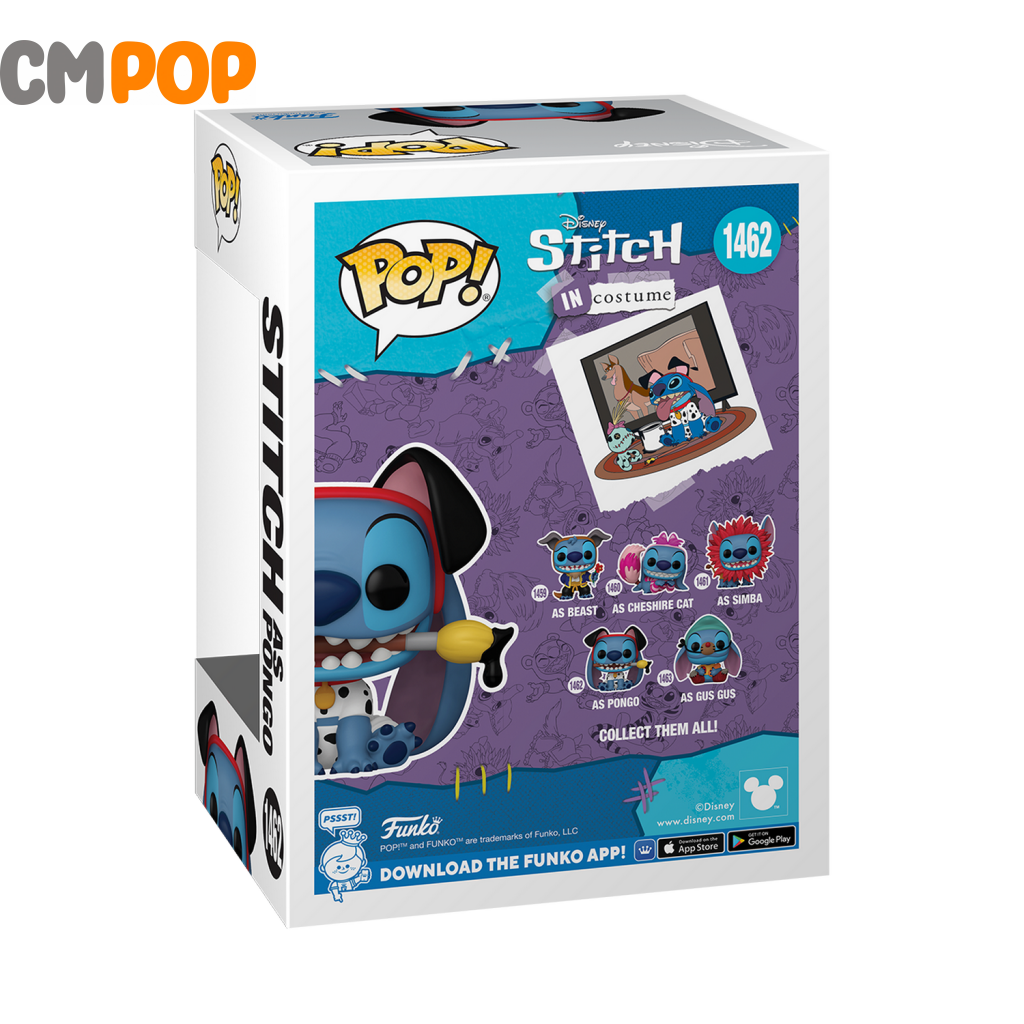 Stitch As Pongo (101 Dalmatians) - #1462 Funko Pop! Disney Pop
