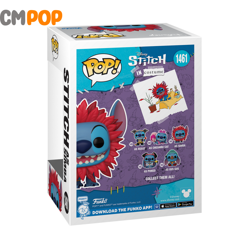Stitch As Simba - #1461 Funko Pop! Disney Pop