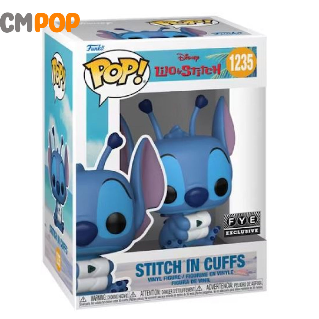 Stitch In Cuffs - #1235 Funko Pop! Disney Fye Exclusive Pop
