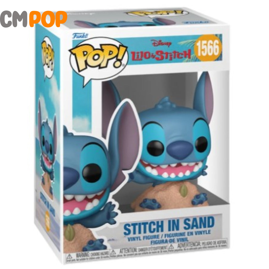 Stitch in Sand - #1566 - Funko Pop! - Disney - Lilo & Stitch Funko Pop