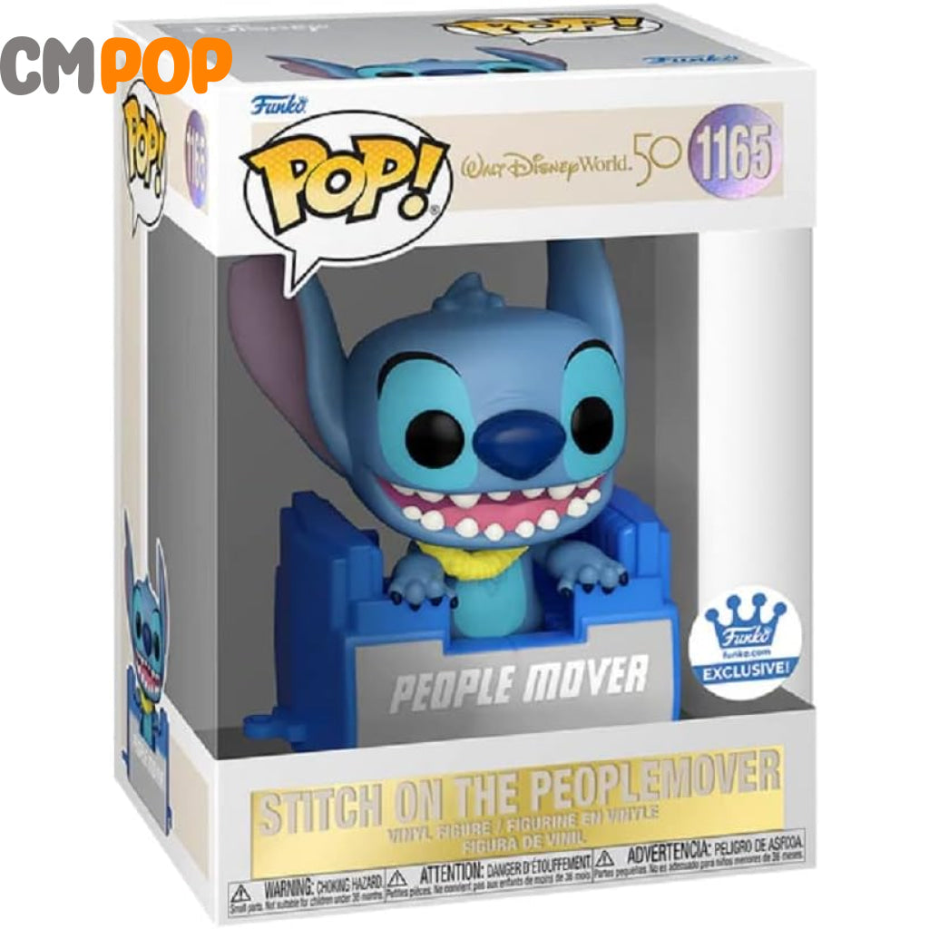 Stitch On The People Mover - #1165 Funko Pop! -Lilo And Exclusive Pop