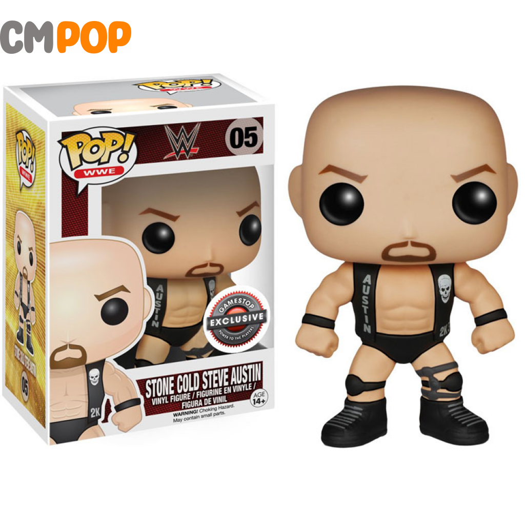 Stone Cold Steve Austin - #05 Funko Pop! Wwe Gamestop Exclusive Pop