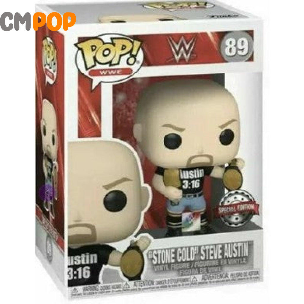 Stone Cold Steve Austin - #89 - Funko Pop! - WWE - Special Edition Funko Pop