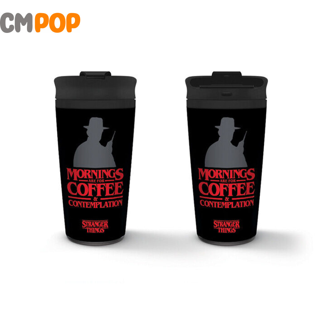 Stranger Things (Coffee And Contemplation) 16Oz/450Ml Metal Travel Mug Funko Misc