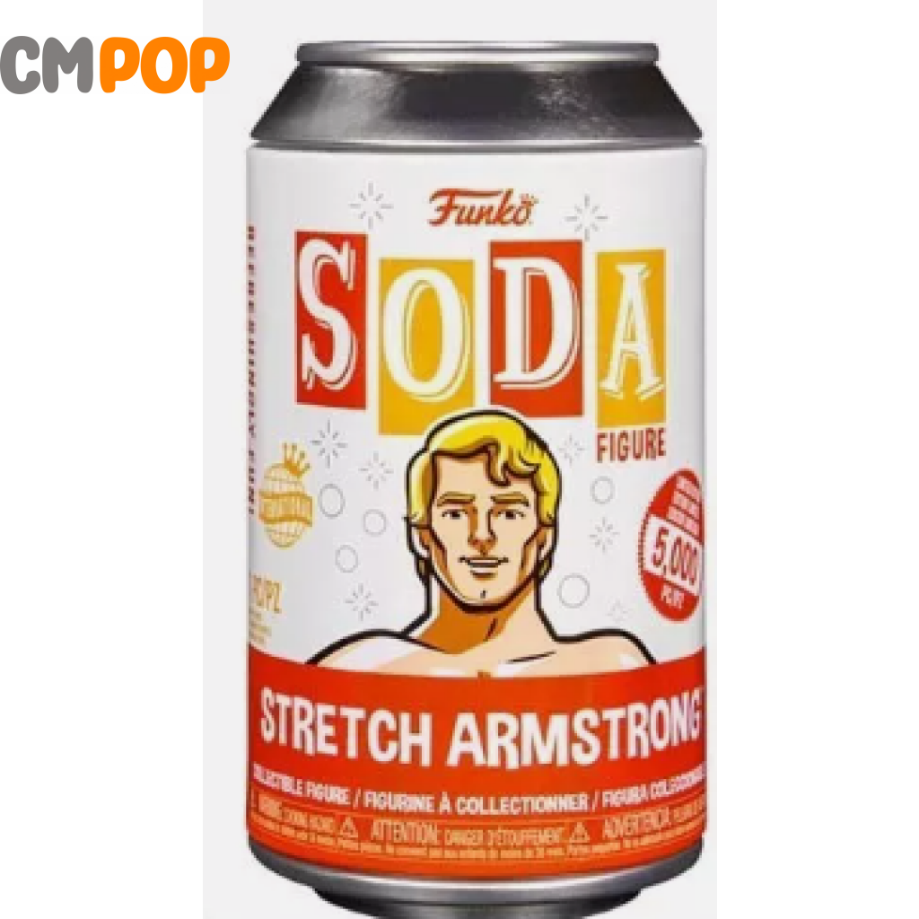 Stretch Armstrong - Funko Vinyl Soda 5000 Pieces Chance Of Chase Hasbro