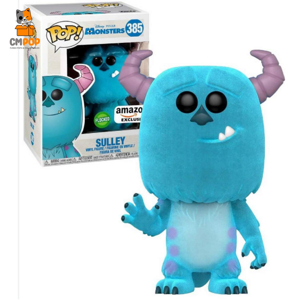 Sulley - #385 Funko Pop! Disney Monsters Flocked Amazon Exclusive Pop