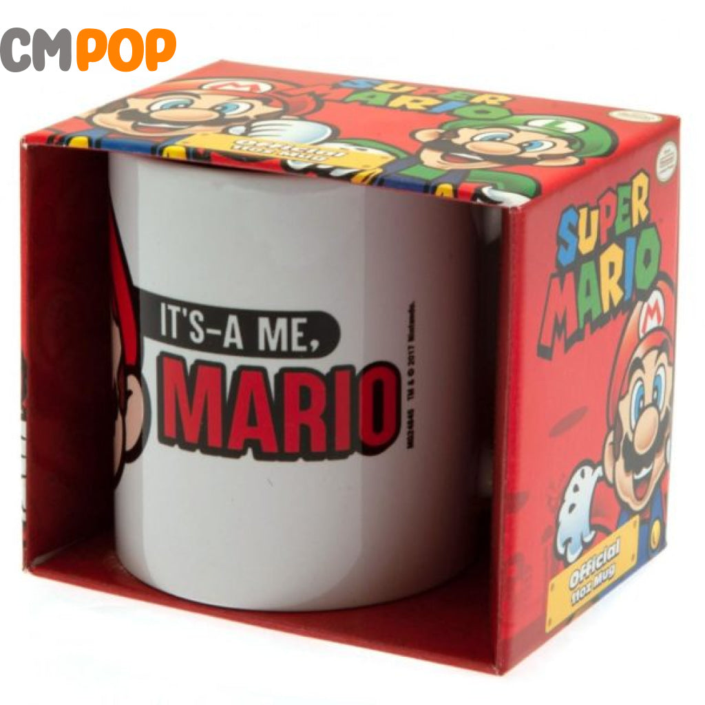Super Mario (Its A Me Mario) 11Oz/315Ml White Mug Funko Misc
