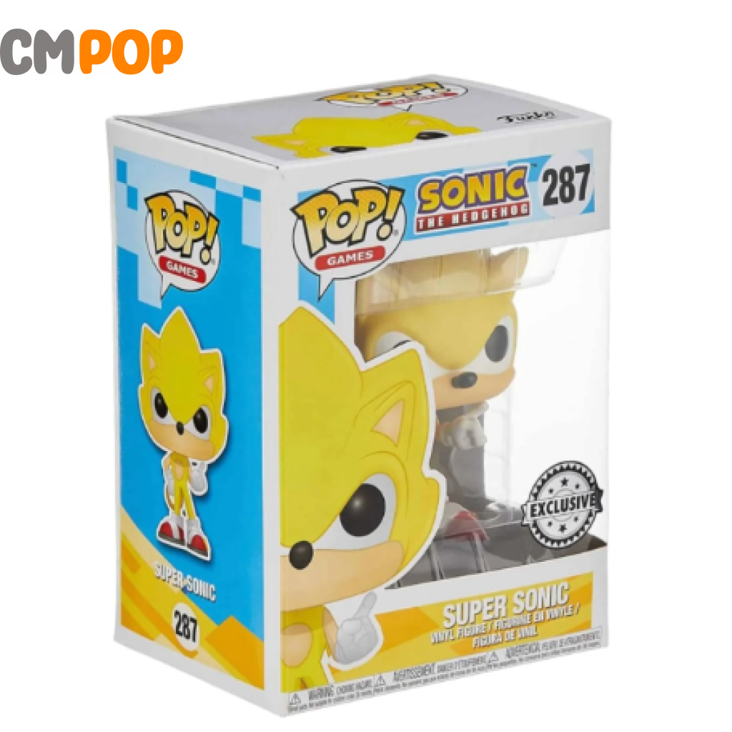 Super Sonic - #287 Funko Pop! Games The Hedgehog Exclusive Pop
