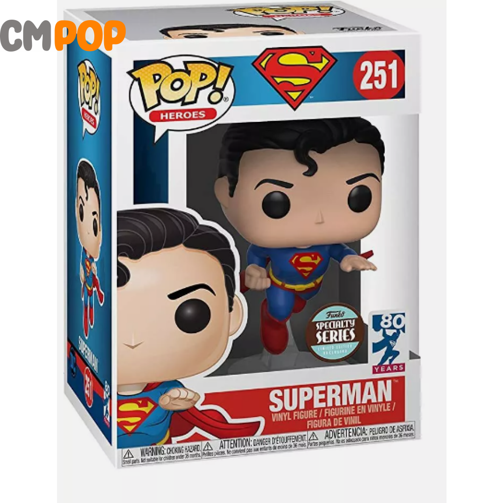 Superman - #251 Funko Pop! Heroes Specialty Series Exclusive Pop