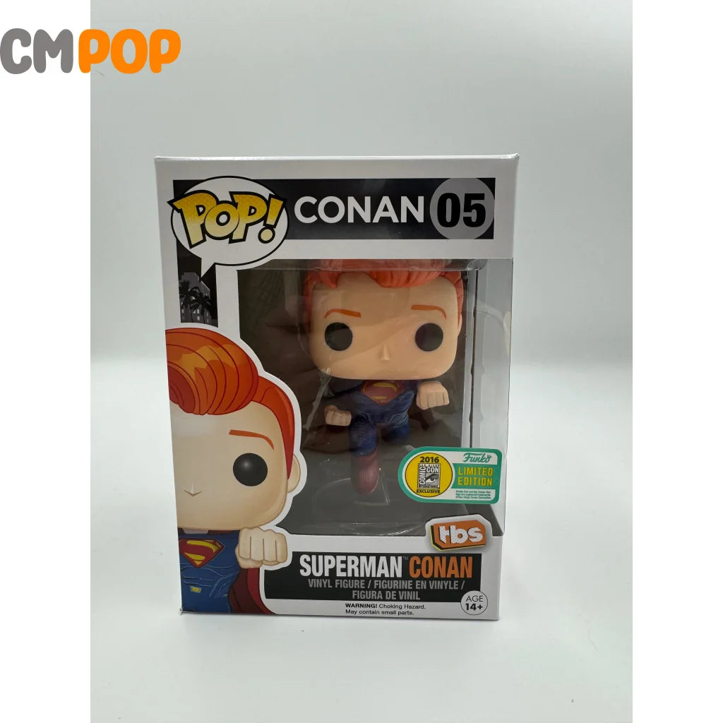 Superman Conan - #05 Funko Pop! Sdcc 2016 Stickered Exclusive Pop