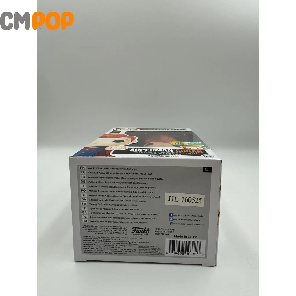 Superman Conan - #05 Funko Pop! Sdcc 2016 Stickered Exclusive Pop