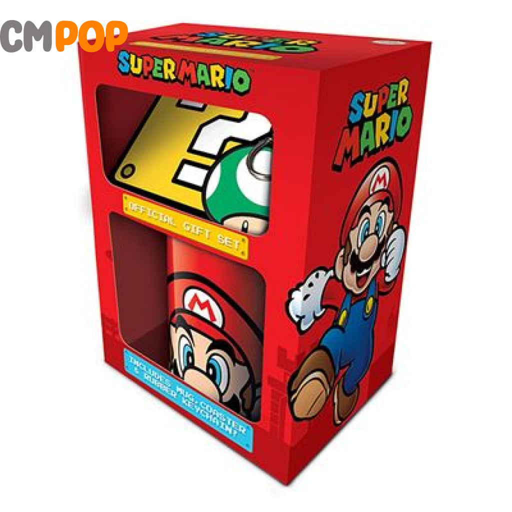 Supermario - Mug Keychain and Coaster Set Home