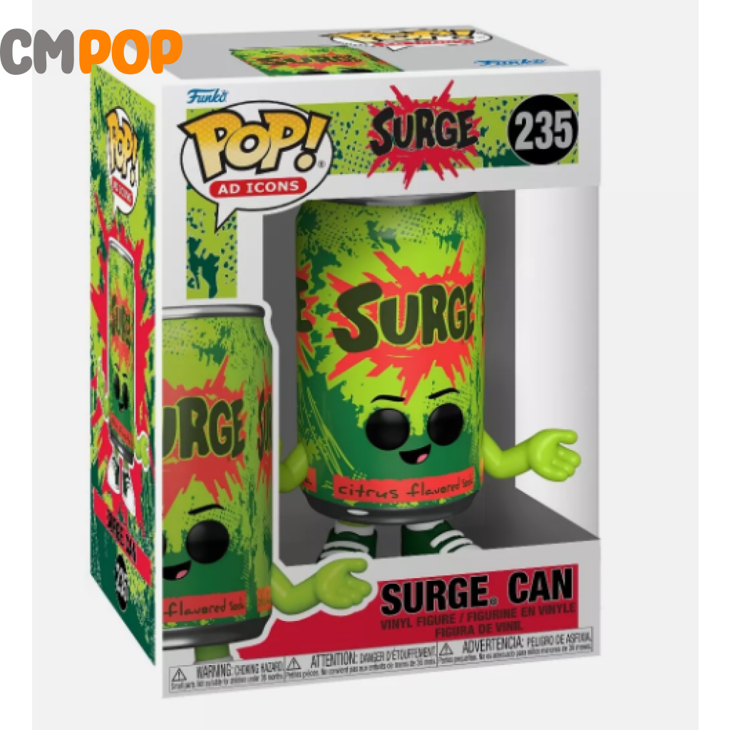 Surge Can - #235 Funko Pop! Ad Icons Pop