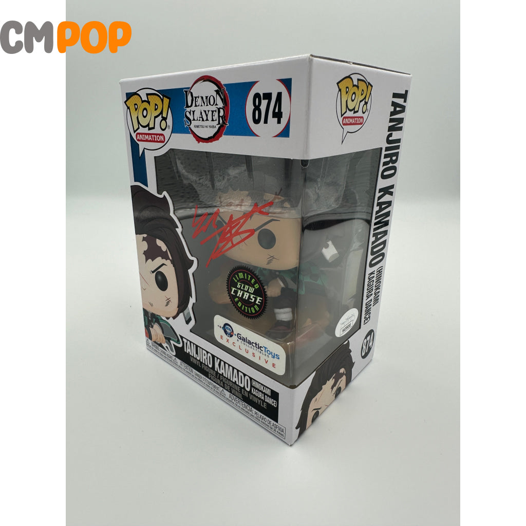 Tanjiro Kamado - #874 Funko Pop! Animation Demon Slayer Glow Chase Edition Galactic Toys Exclusive