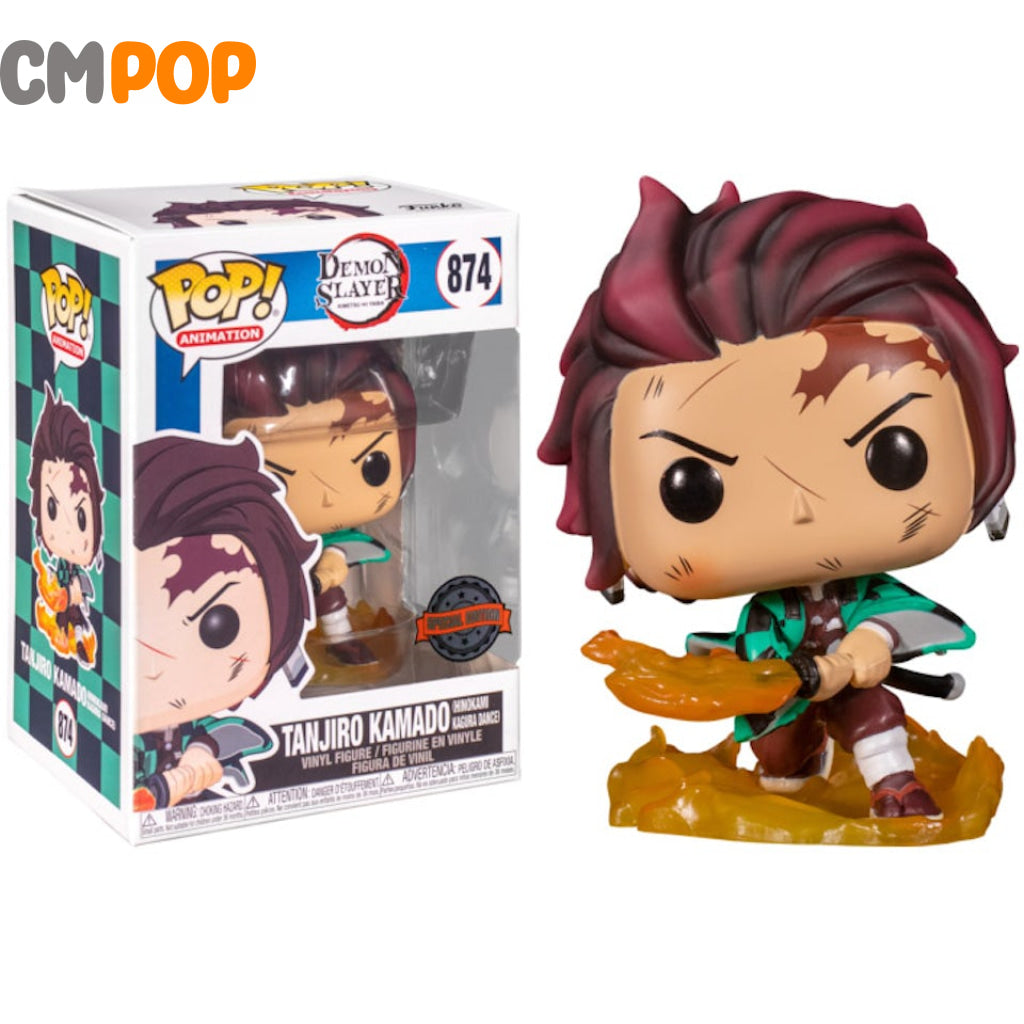 Tanjiro Kamado (Hinokami Kagura Dance) - #874 Funko Pop! Demon Slayer Special Edition Pop