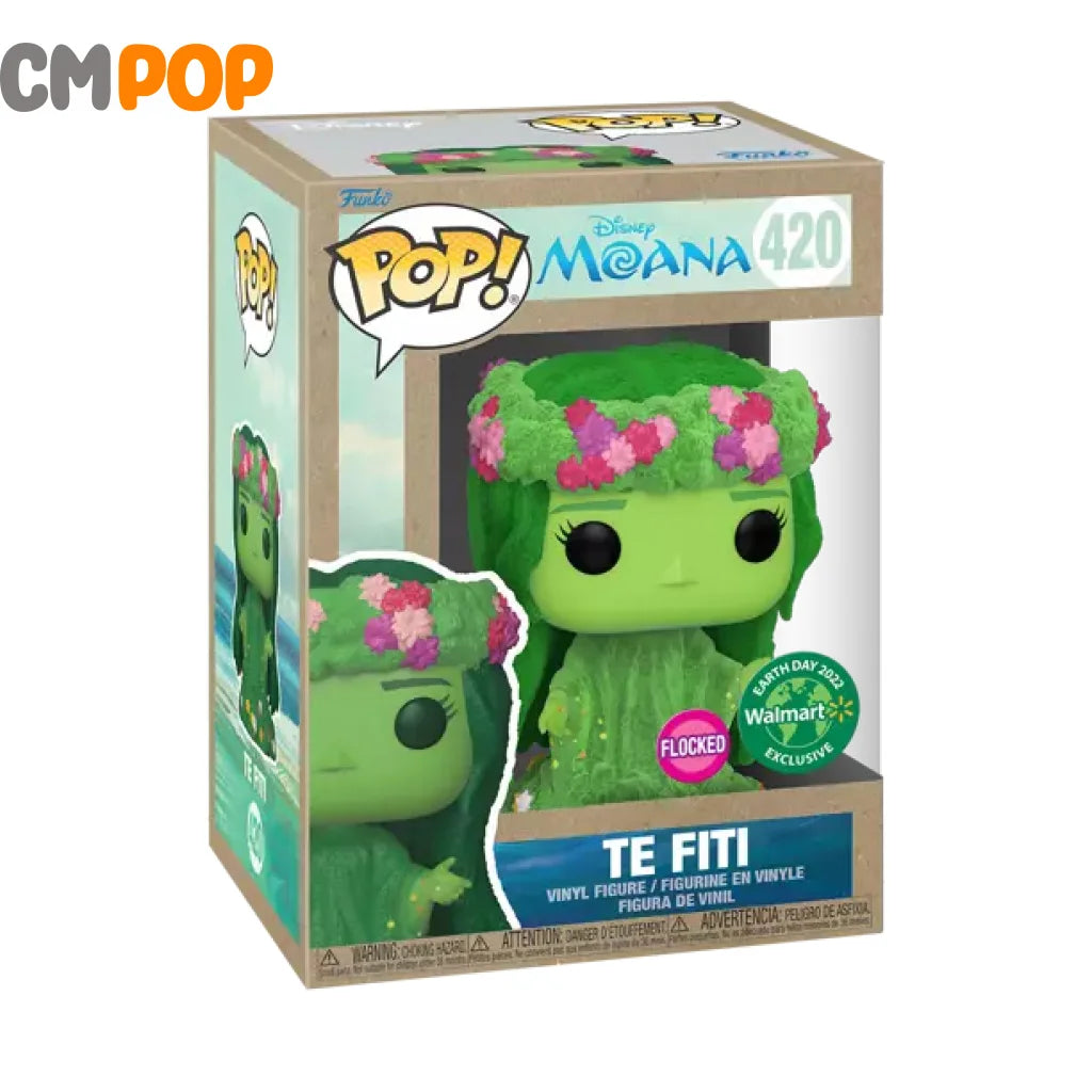 Te Fiti - #420 Funko Pop! Disney Moana Flocked Earth Day 2020 Walmart Exclusive Pop