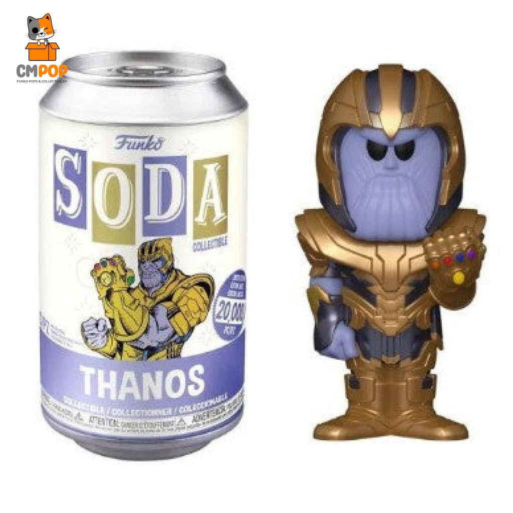 Thanos - Funko Vinyl Soda 20 000 Pieces Marvel Chance Of Chase