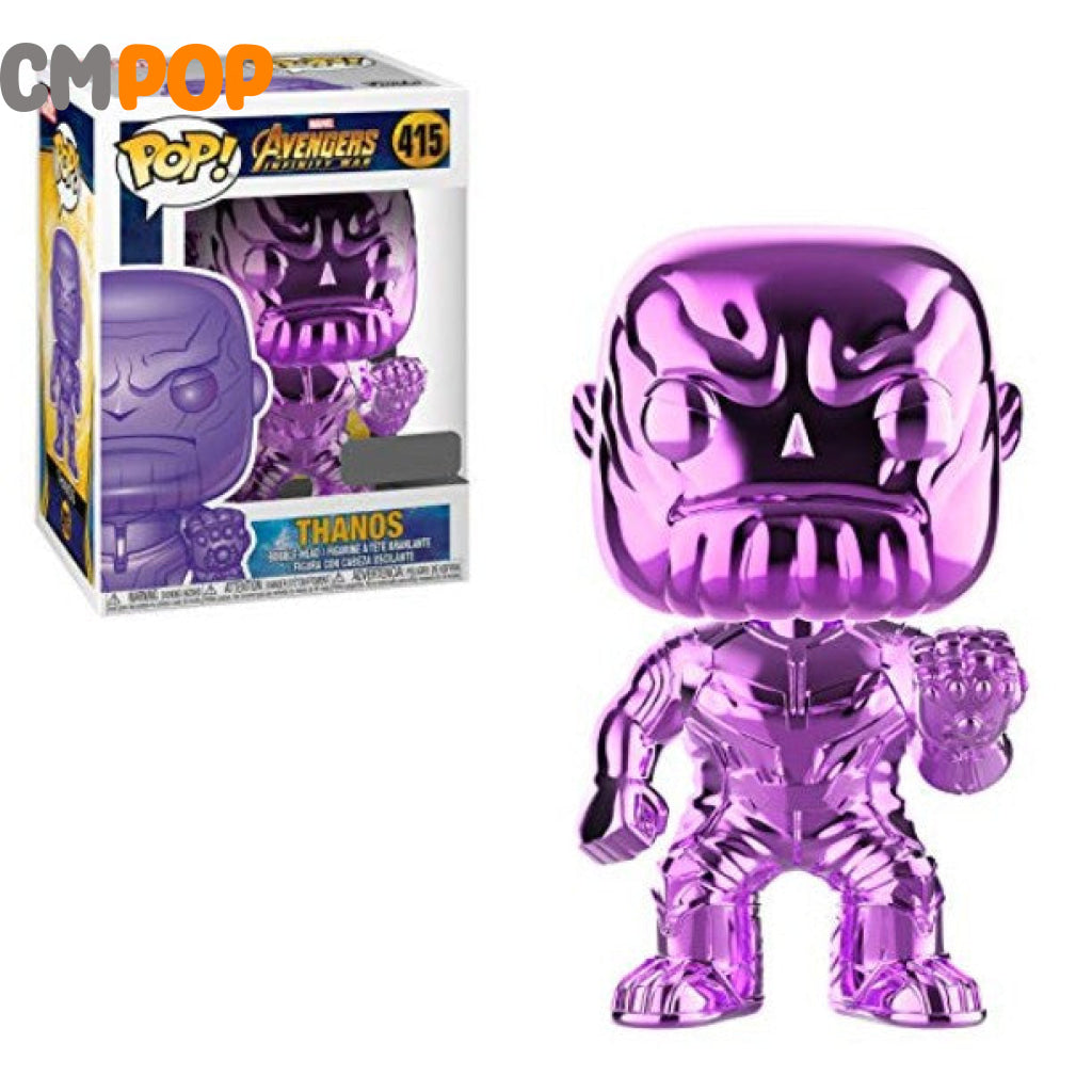 Thanos (Purple Chrome) - #415 Funko Pop! Marvel Avengers Infinity War Special Edition Pop