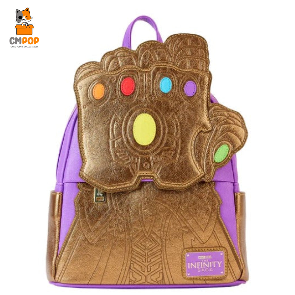 Thanos Shine Infinity Gauntlet - Marvel Loungefly Backpack