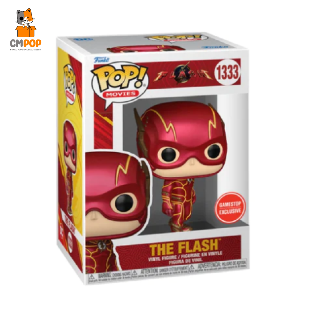 The Flash - #1333 Funko Pop! -The Dc Gamestop Exclsuive Pop