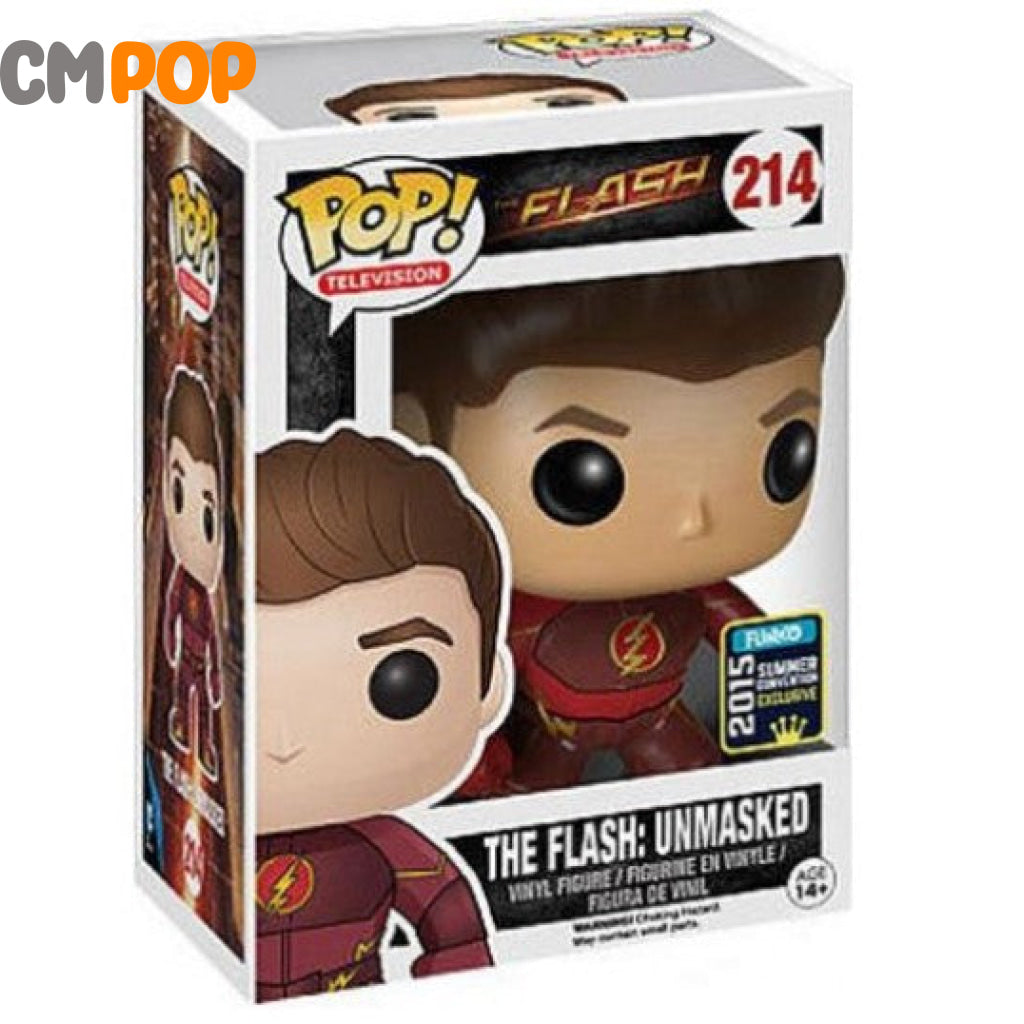 The Flash - Unmasked #214 Funko Pop! 8/10 Condition Pop