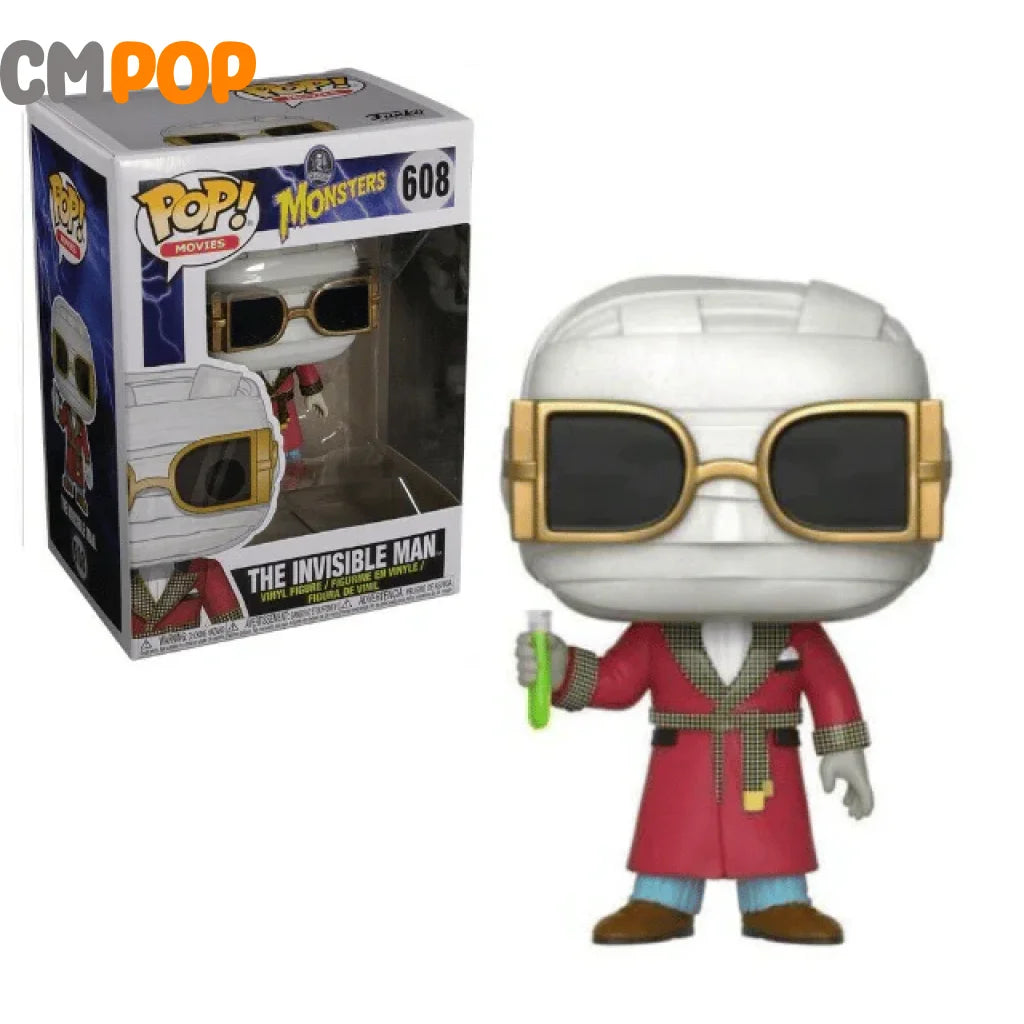The Invisible Man - #608 Funko Pop! Movies Monsters Pop