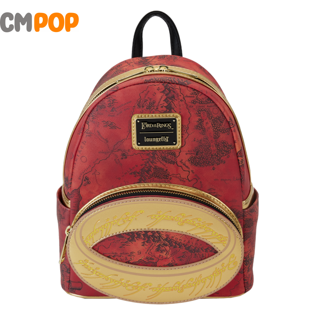 The Lord Of The Rings One Ring Glow Mini Backpack - -Loungefly Loungefly