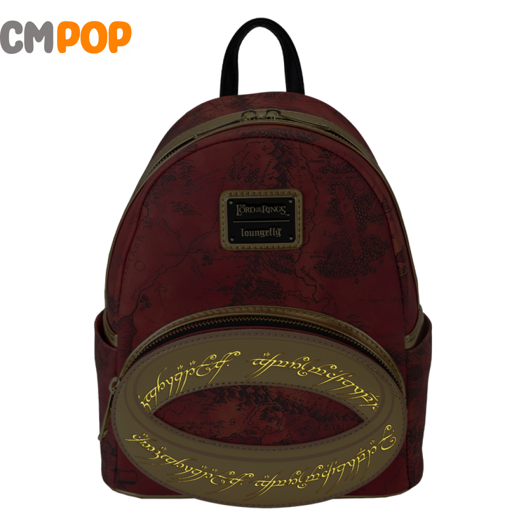 The Lord Of The Rings One Ring Glow Mini Backpack - -Loungefly Loungefly
