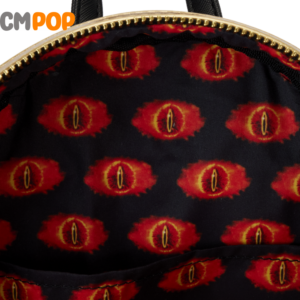 The Lord Of The Rings One Ring Glow Mini Backpack - -Loungefly Loungefly
